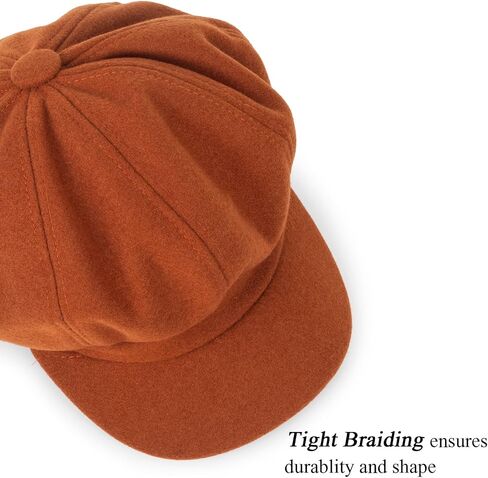 Women Fashion-Newsboy-Hats Wool-Beret Vintage Cabbie Cap Bakerboy-Pageboy Winter-Hat for Ladies Girls in Kuwait