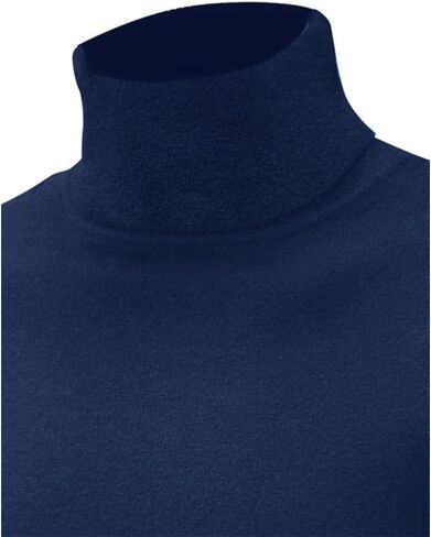 GAGELE Mens Casual Slim Fit Basic Shirt Knitted Lightweight Pullover Turtleneck Sweater in Saudi Arabia