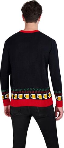 Holiday Hype Men's Ugly Christmas Sweater Holiday Pullover Traditional Fun in Saudi Arabia