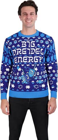 Holiday Hype Men's Ugly Christmas Sweater Holiday Pullover Traditional Fun in Saudi Arabia