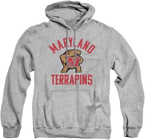 سترة بقلنسوة بشعار UMD Terrapin الرسمي لجامعة ميريلاند للجنسين للبالغين in Saudi Arabia