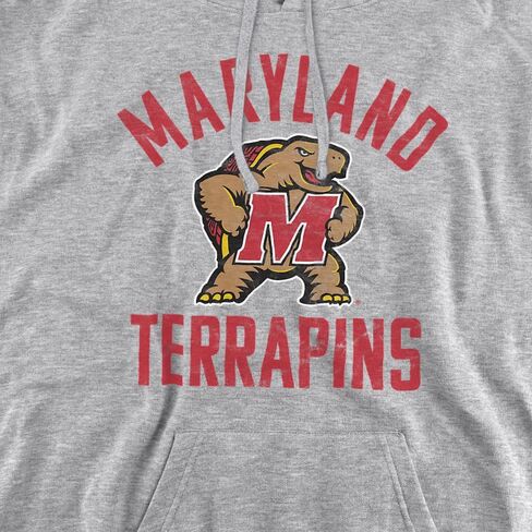 سترة بقلنسوة بشعار UMD Terrapin الرسمي لجامعة ميريلاند للجنسين للبالغين in Saudi Arabia