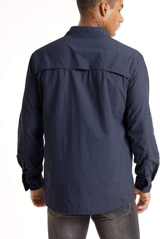 TACVASEN Men's Tactical Shirts Quick Dry UV Protection Breathable Long Sleeve Hiking Fishing Button Shirts in Saudi Arabia