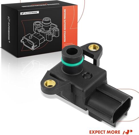 مستشعر ضغط المنوع الممتاز (MAP) [3 دبابيس] متوافق مع Jeep WJ Series Grand Cherokee 1999-2001 4.7L & Dodge Durango 2000-2001 4.7L، Dakota 2000-2001 4.7L in Saudi Arabia