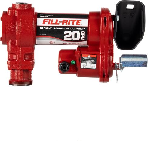 مضخة نقل الوقود fill-rite FR4204H 12V 20 GPM (المضخة فقط) | البنزين والديزل والكيروسين ومزيج الإيثانول ومزيج الميثانول ووقود الديزل الحيوي in Saudi Arabia