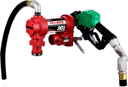 مضخة نقل الوقود fill-rite FR4204H 12V 20 GPM (المضخة فقط) | البنزين والديزل والكيروسين ومزيج الإيثانول ومزيج الميثانول ووقود الديزل الحيوي in Saudi Arabia