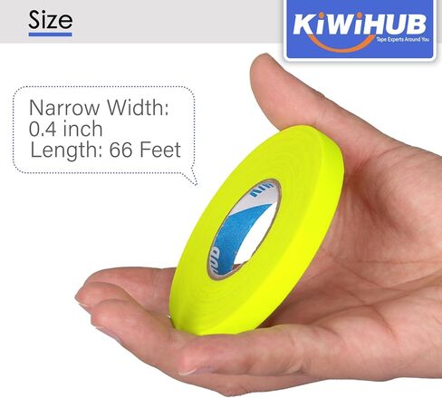 Neon Gaffer Cloth Tape, UV Blacklight Glow in The Dark Party Supplies, UV Reactive Gaffers Tape for Neon Party Decorations, 2/5 inch x 66 Feet - Fluorescent Pink in Kuwait