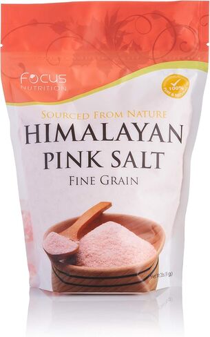 Focus Nutrition, Himalayan Pink Salt, 100% Natural Fine Grain, Resealable Pouch - 2 lbs in Kuwait