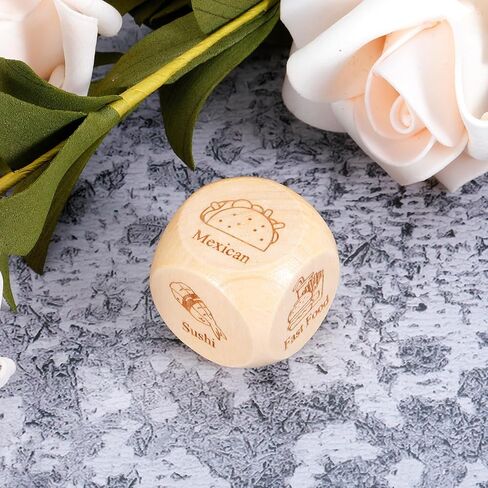 Father's Dad Gifts from Wife Daughter Son, Food Decision Dice, Couples Gifts for Boyfriend Girlfriend, Date Night Ideas for Husband Wife, Anniversary Valentine's Day Birthday Gifts for Women Men in Saudi Arabia