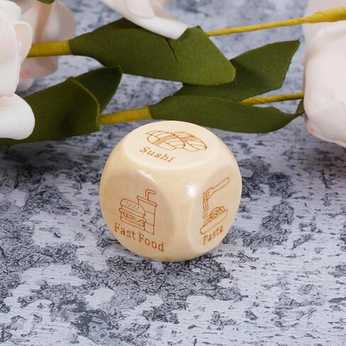 Father's Dad Gifts from Wife Daughter Son, Food Decision Dice, Couples Gifts for Boyfriend Girlfriend, Date Night Ideas for Husband Wife, Anniversary Valentine's Day Birthday Gifts for Women Men in Kuwait