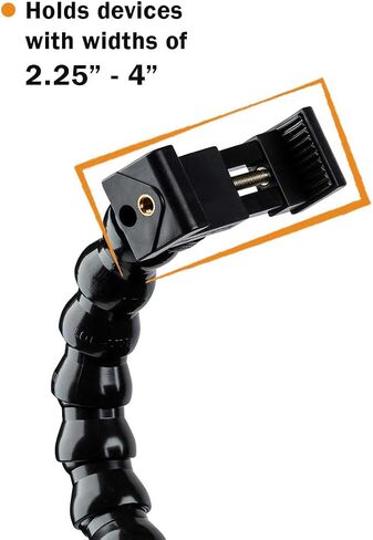 MOGO ModularHose Assistive Technology Phone Holder with Heavy-Duty Spring Clamp (Opens to 2"), 24 Inch Arm in Saudi Arabia