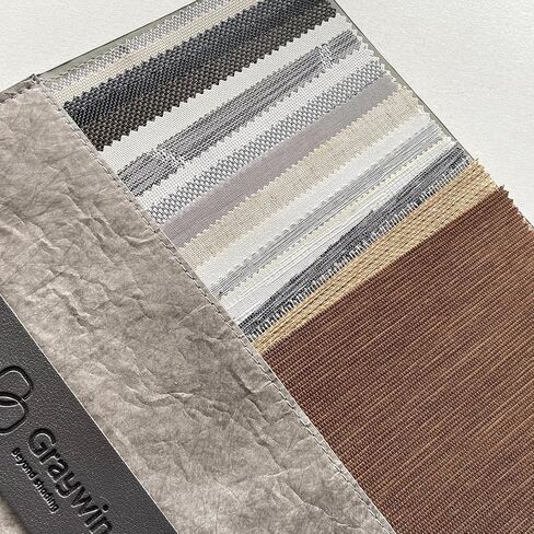 Graywind Motorized Light Filtering Shades for Windows Doors (Fabric Samples) in Kuwait