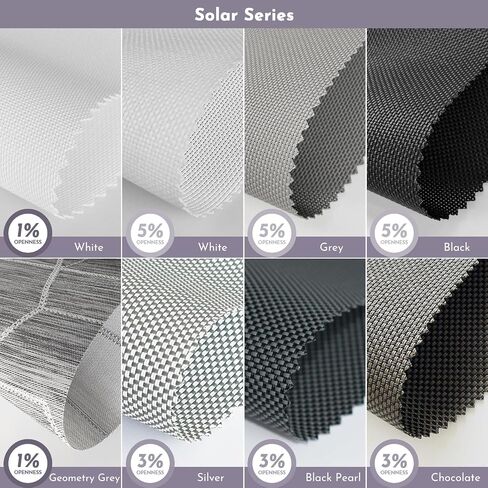 Graywind Motorized Light Filtering Shades for Windows Doors (Fabric Samples) in Kuwait