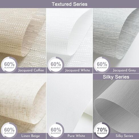Graywind Motorized Light Filtering Shades for Windows Doors (Fabric Samples) in Kuwait