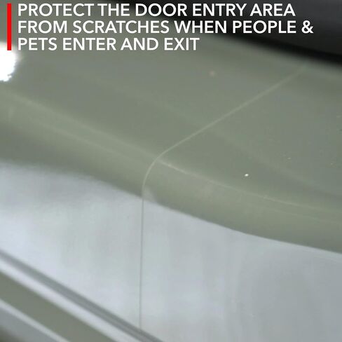 TWRAPS Door Entries PPF for Rivian R1S 2022-2025, 10mil Custom Fit Anti Scratch Paint Protection Film Cover, Clear Self Healing Shield Guard, Complete with Install Kit in Kuwait