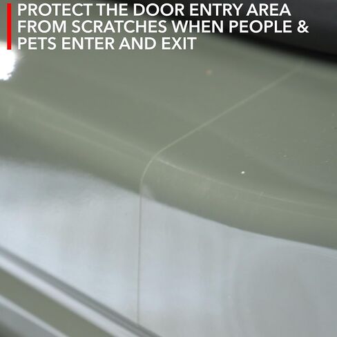 TWRAPS Door Entries PPF for Rivian R1S 2022-2025, 10mil Custom Fit Anti Scratch Paint Protection Film Cover, Clear Self Healing Shield Guard, Complete with Install Kit in Kuwait