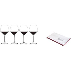 كؤوس النبيذ Riedel Extreme Cabernet، مجموعة من 4 قطع، شفافة