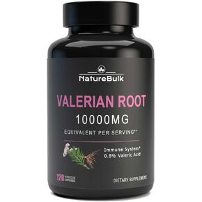Valerian Root Capsules - 1,300mg 4X Concentrated Extract - Highly Concentrated, 120 Capsules