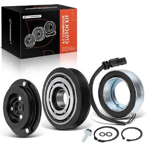 A-Premium Air Conditioner AC Compressor Clutch Kit Compatible with Chevrolet Cruze 2011, 1.4L
