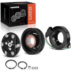 A-Premium Air Conditioner AC Compressor Clutch Kit Compatible with Volkswagen Jetta Passat 2016-2018, Beetle 2015-2017, Atlas 2018, CC 2017, 1.4L 1.8L 2.0L 2.5L 3.6L