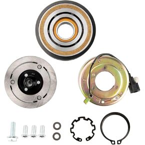 KAC A/C Air Conditioning Compressor Clutch, AC Compressor Clutch Electromagnetic Coil Pulley Assembly Kit Replacement For 2003-2007 MURANO 6 CYL 3.5L Replace # DKS17D NEW Upgrades