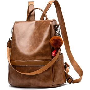 CHERUTY Women Backpack Purse PU Leather Anti-theft Casual Shoulder Bag Fashion Ladies Satchel Bags