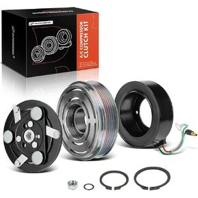 A-Premium Air Conditioner AC Compressor Clutch Kit Compatible with Honda Fit 2007-2008 1.5L