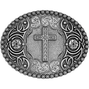 HAQUIL Vintage Cross Belt Buckle Gift Jewelry Punk Western Antique Belt Buckle