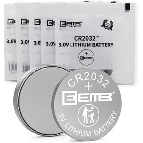 EEMB 10PACK CR2032 Battery 3V Lithium Battery Button Coin Cell Batteries 2032 Battery DL2032, ECR2032, LM2032 for Remotes Watches Calculators Door Chimes Medical Devices Computer Motherboards Key Fobs