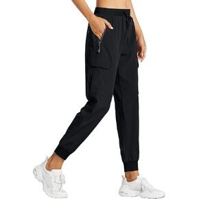 Libin Women's Cargo Joggers Lightweight Quick Dry Hiking Pants Athletic Lounge Casual Travel Petite/Regular/Tall