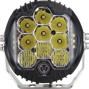 ضوء قيادة LED أصفر كهرماني 7 بوصة 90 وات متوافق مع سيارة رانجلر للطرق الوعرة ATV UTV Cart Lighting Trucks Pickup F150 Work Light، حزمة من 1