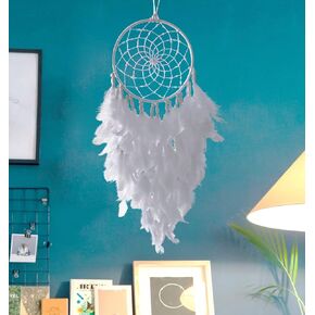 Dream Catchers, White Dream Catchers for Girls Boys Kids Adult, Dream Catchers Bedroom Wall Decor Bedroom, Room Decor for Teen Girls Dreamcatcher Wall Hanging, Birthday Day Gifts for Kids Teen Girls