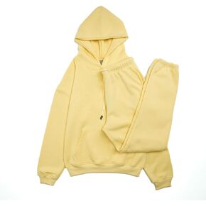 RIFLESSI Men's Women's Premium Heavyweight Cotton Fleece 2 Piece Hoodie Pullover Jogger Sweatsuit Tracksuit Set