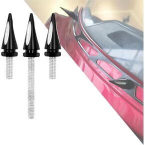 HDBUBALUS Motorcycle Fairing Bolts Windshield Trim Screw Bolt Windshield Spike Bolts Fit for Harley Touring Electra Glide Street Glide Trike 2014-UP Black