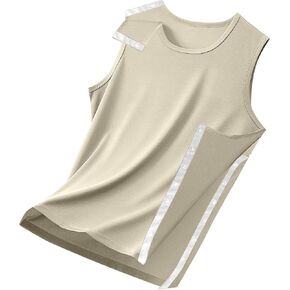 Unisex Shoulder Surgery Shirts, Shoulder Snap-Access Tank Tops, Arm Broken,Snap Open Sleeveless Shirt