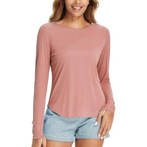 BALEAF Women's UPF 50+ Sun Shirts UV Protection Long Sleeve Rash Guard Lightweight Quick Dry SPF Outdoor Hiking Clothing