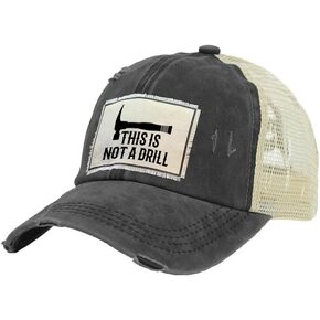 BRIEF INSANITY Trucker Hat - Garage Tools Novelty Snapback Hat | Unisex Adult Trucker Cap