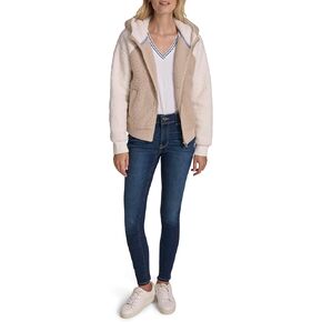 Nautica Women's Colorblock Sherpa Soft Zip