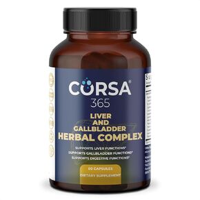 Liver Health and Gallbladder Support Formula - Liver Cleanse Detox & Repair Herbal Complex with Rosehips St. John's Wort Chamomile - Gallbladder Liver Supplements for Women Men - 60 Capsules
