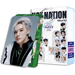 96PCS 2025 New NCT Photocards Set,60PCS NCT New Lomo Cards and 36PCS Stickers for Fans Thanksgiving and Christmas Collection