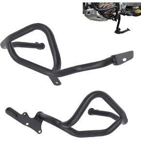 CHIFUN Engine Guard Lower Highway Crash Bars Steel Compatible with Honda CRF 1100L CRF1100L Africa Twin Adventure Sports DTC 2020-2023 Black Motorcycle Frame Protection Bars