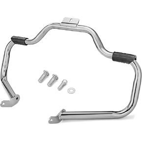 Mofun Gloss Black Engine Guard Highway Crash Bar Compatible with Harley Softail FL Models Deluxe Fat Boy Slim Heritage Springer Classic Cross Bones 2000-2017 in Kuwait