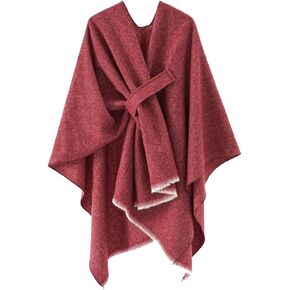 Women's Shawls Wrap Poncho Soft Capes Open Front Cardigan Large Blanket Wraps Shawl Knitted Cloak Cardigan Warm