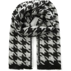 Michael Kors Women's Houndstooth Wrap, Stylish Fashion Accessory Scarf for Women, Cold Weather