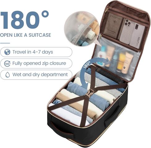 LOVEVOOK Travel Backpack For Women,40L Carry On Backpack Flight Approved,TSA Personal Item Travel Bag Fits 17 Inch Laptop,Business Weekender Overnight Daypack with Toiletry Bag and Cubes in Kuwait