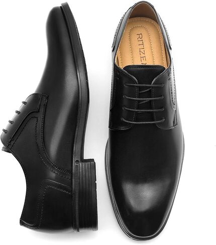 Men's Slip On Oxford Dress Shoes Embossing Design Classic Lace Up Formal Oxford Shoes Moda Italy Men's Prince Classic Modern Formal Oxford Wingtip Lace Up Dress Shoes for Business Wedding in Saudi Arabia