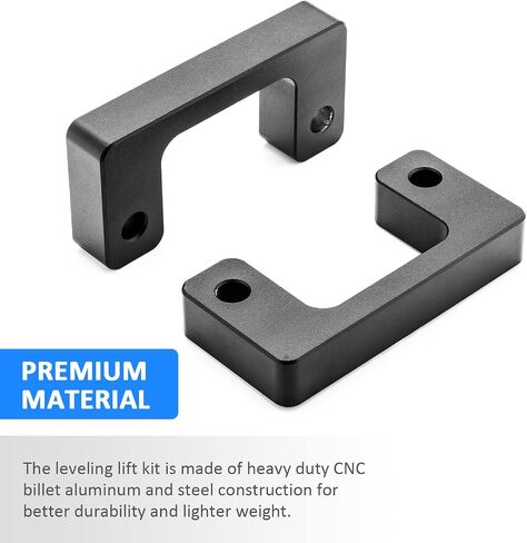 WSays 1" Front Leveling Lift Spacer Kit Compatible with Chevy Silverado/Tahoe/Suburban/Avalanche Fit GMC Sierra/Yukon/Yukon XL 2007-2024 in Saudi Arabia