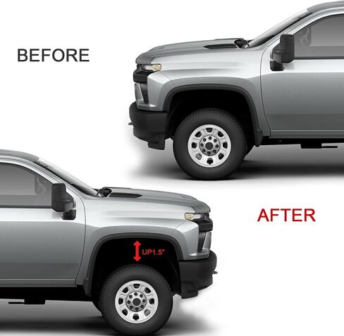 WSays 1" Front Leveling Lift Spacer Kit Compatible with Chevy Silverado/Tahoe/Suburban/Avalanche Fit GMC Sierra/Yukon/Yukon XL 2007-2024 in Saudi Arabia