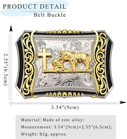 Religion Celtic Cross Soaring Eagle Golden Belt Buckle for Men│Christmas Halloween Birthday Belt Buckle Gifts in Saudi Arabia