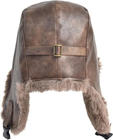 SOMALER Trapper Hat Men Women Winter Ushanka Hats Warm Faux Fur Aviator Trooper Hat in Kuwait